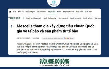 Mescells tham gia xây dựng tiêu chuẩn Quốc gia về tế bào và sản phẩm từ tế bào