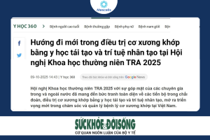 Hướng đi mới trong điều trị cơ xương khớp bằng y học tái tạo và trí tuệ nhân tạo tại Hội nghị Khoa học thường niên TRA 2025