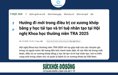 Hướng đi mới trong điều trị cơ xương khớp bằng y học tái tạo và trí tuệ nhân tạo tại Hội nghị Khoa học thường niên TRA 2025
