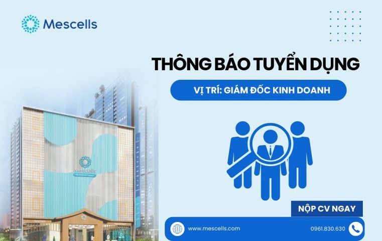 Mescells tuyển dụng Giám đốc kinh doanh