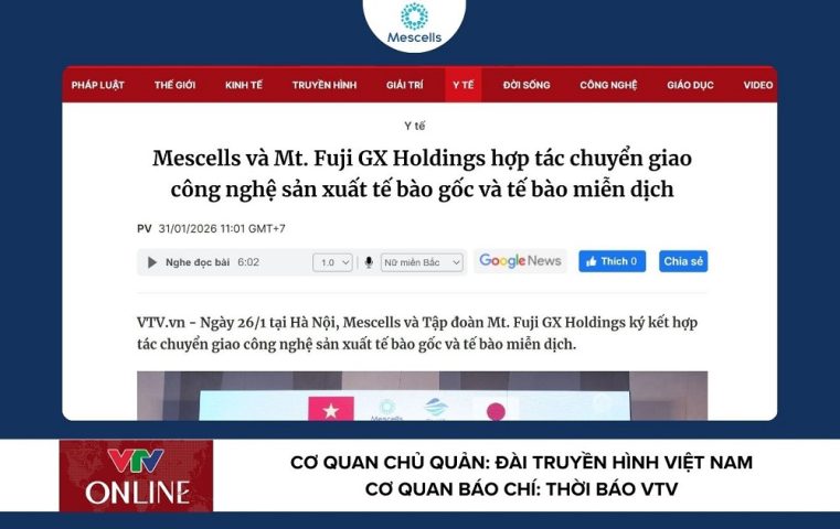 Báo VTV - Mescells và Mt. Fuji GX Holdings hợp tác