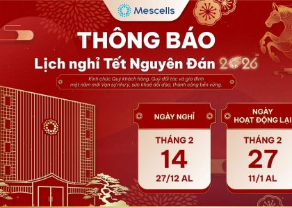 Lịch nghỉ tết nguyên đán 2026 Mescells
