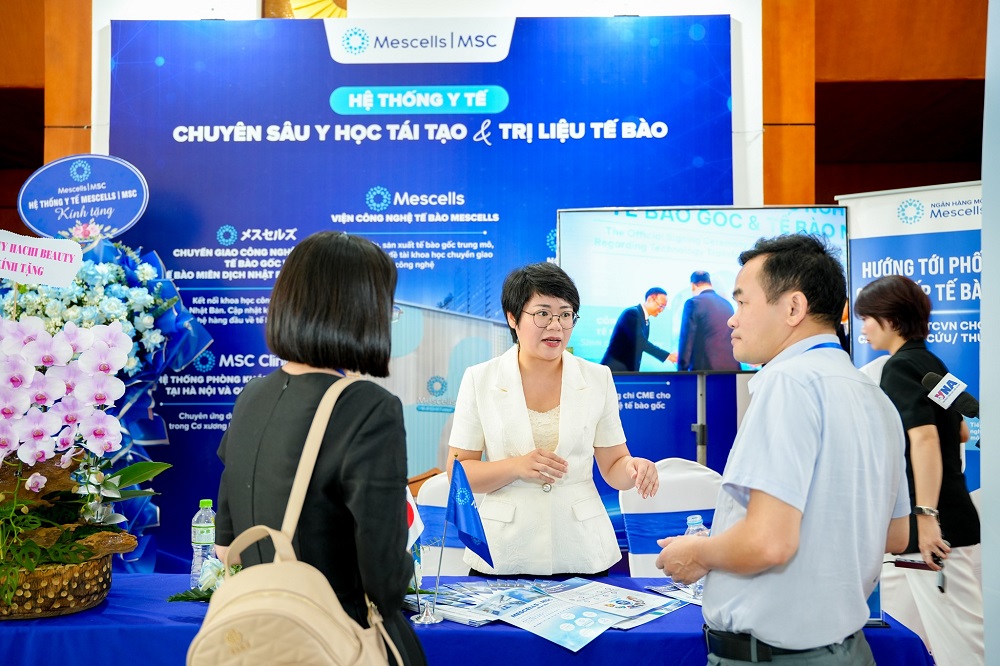 Gian hàng Hệ thống Y tế Chuyên sâu Y học tái tạo và Trị liệu tế bào Mescells
