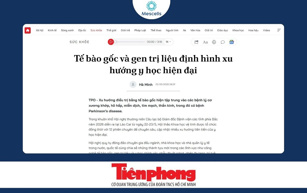 Tế bào gốc và gen trị liệu định hình xu hướng y học hiện đại