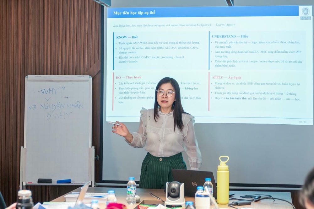 Đào tạo chuyên sâu về tiêu chuẩn GMP-1