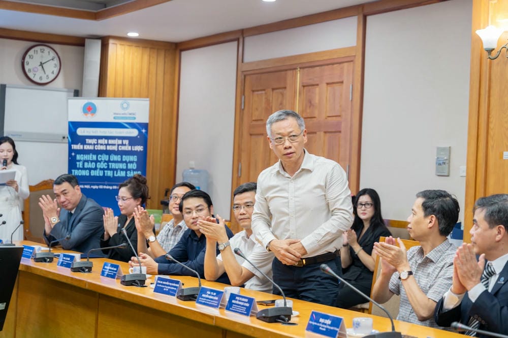 PGS.TS.BSCKII Nguyễn Đặng Dũng - Chủ nhiệm Bộ môn Miễn dịch, Học viện Quân y, Cố vấn Viện Nghiên cứu Mescells