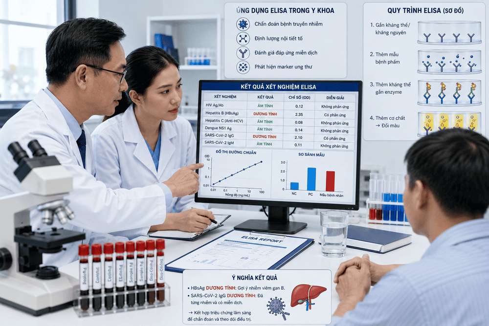 Ứng dụng ELISA trong y khoa